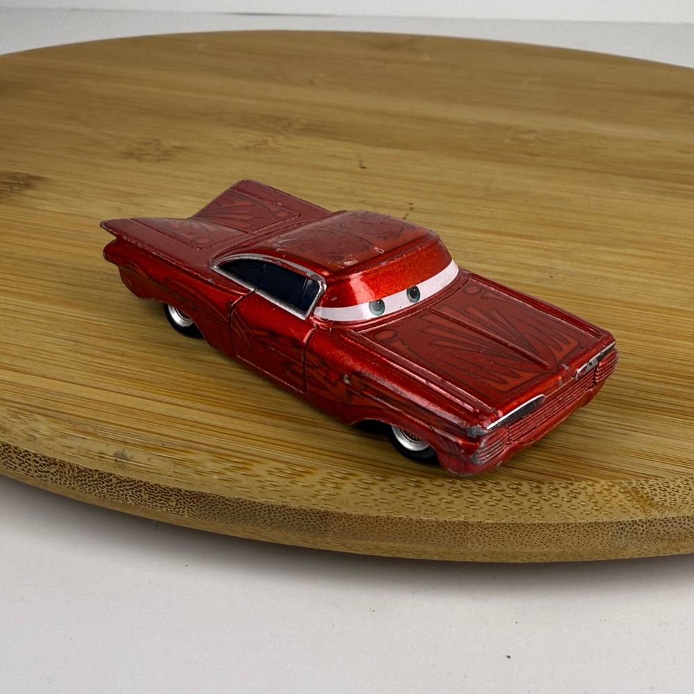 Disney Pixar Cars King Candy Red Metallic Custom Flames Diecast Toy Car‎